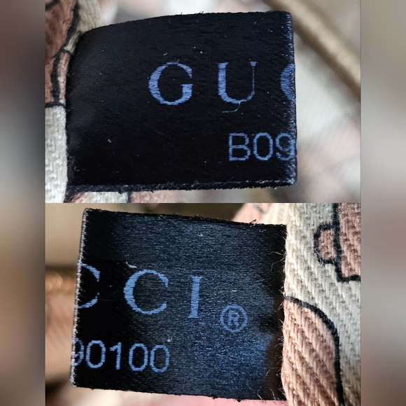 Authentic GUCCI Monogram GG Canvas Jolicoeur Pink and Gold Tote - Picture 13 of 14